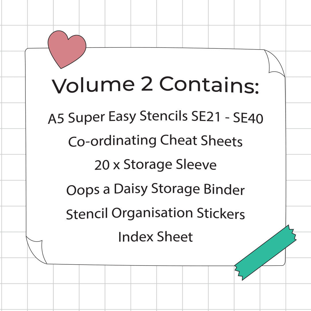 Super Easy Stencil - A5 Complete Collection - Volume 2