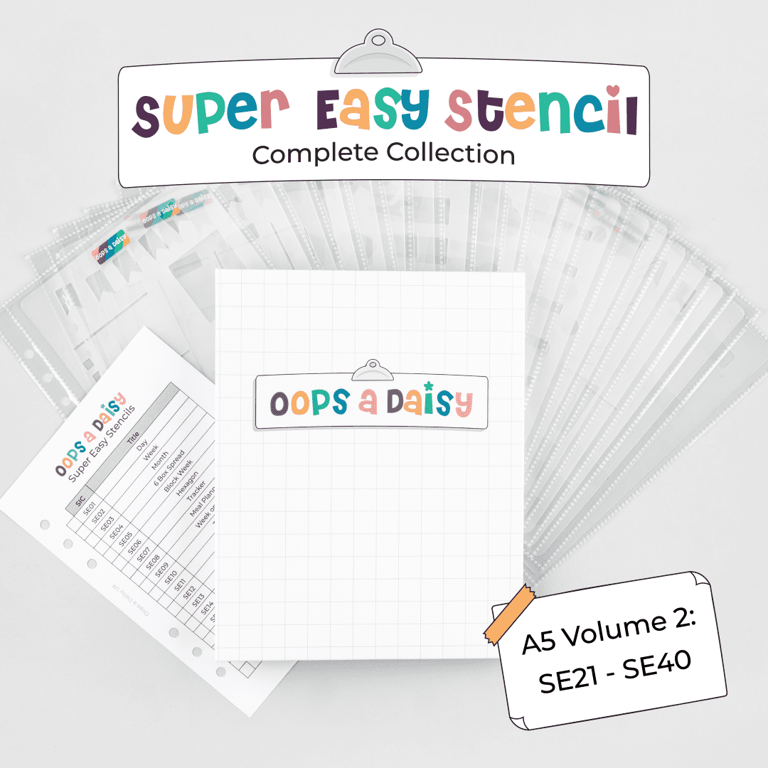 Super Easy Stencil - A5 Complete Collection - Volume 2
