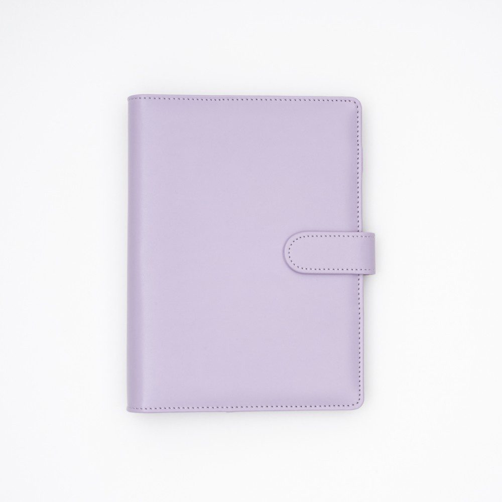Hybrid Planner Vegan Leather Binder (A5) - Lilac