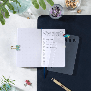 Daily Spread - Pocket Super Easy Stencil (A6 Compatible)