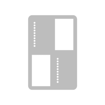 4 Box Spread - Pocket Super Easy Stencil (A6 Compatible)