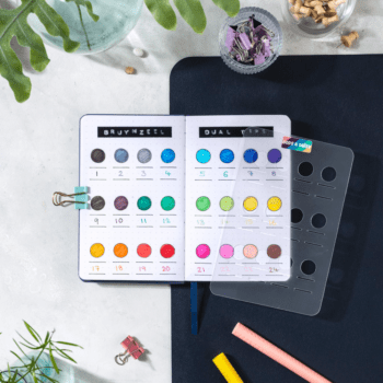 Colour Swatch / Pen Test - Pocket Super Easy Stencil (A6 Compatible)
