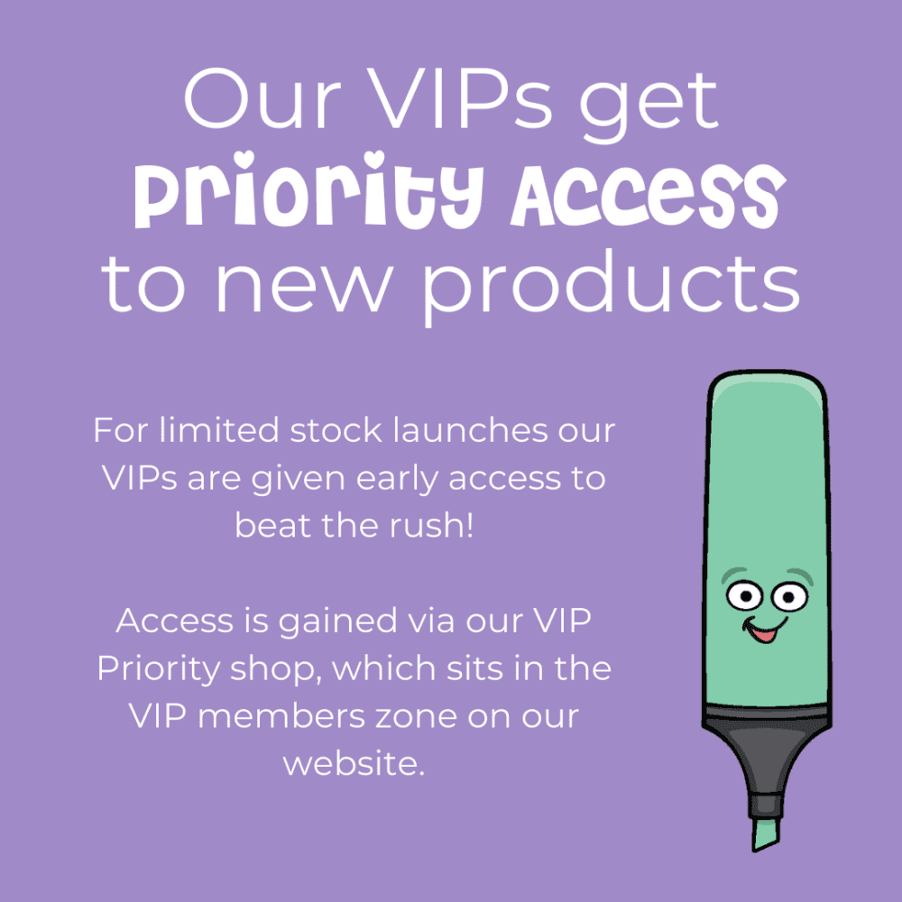 Our VIPs get priority access to new products