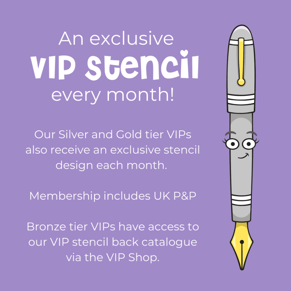 An exclusive VIP stencil every month