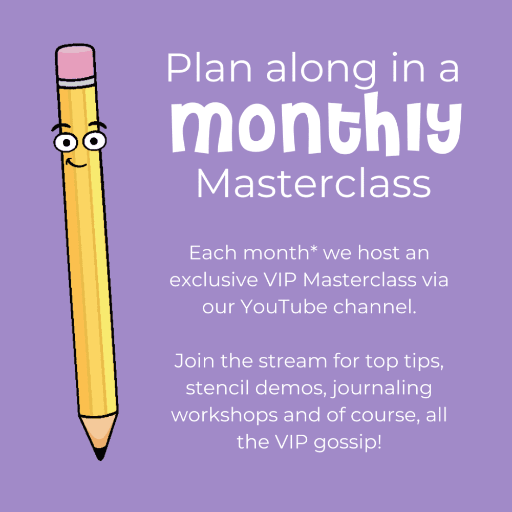 Plan along in a monthly masterclass